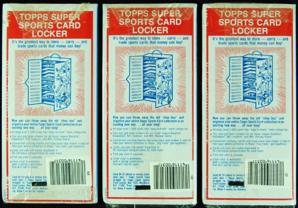 1979 Topps Football Unopened Grocery Wax Pack Trays (3)