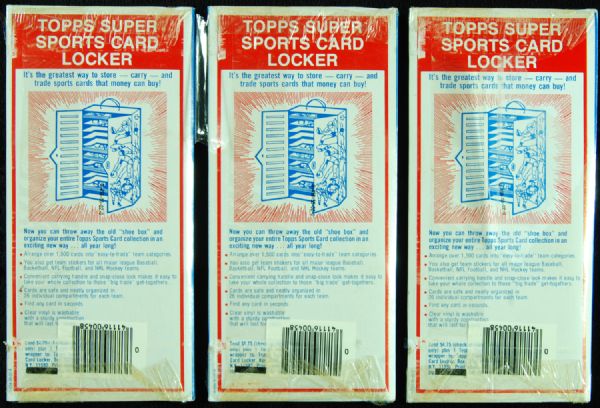 1980 Topps Baseball Unopened Grocery Wax Pack Trays (3)