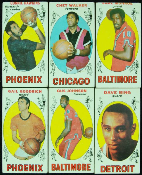 1969-70 Topps Basketball Partial Set (54)