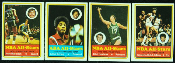 1973-74 Topps Basketball Complete Set (264)