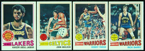 1977-78 Topps Basketball Complete Set With Extras (165)