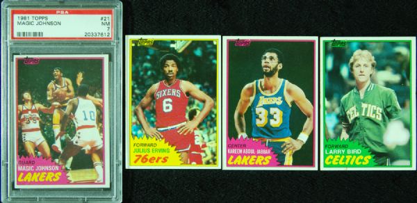 1981-82 Topps Basketball Complete Set (198)