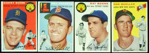 1954-55 Topps Baseball High-Grade Lot (79)