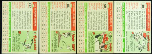 1954-55 Topps Baseball High-Grade Lot (79)