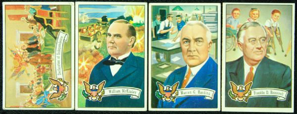 1952 Bowman U.S. Presidents Lot (14)