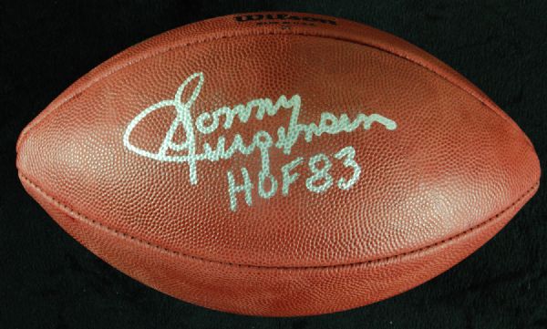 Sonny Jurgenson Signed NFL Football HOF 83 (PSA/DNA)