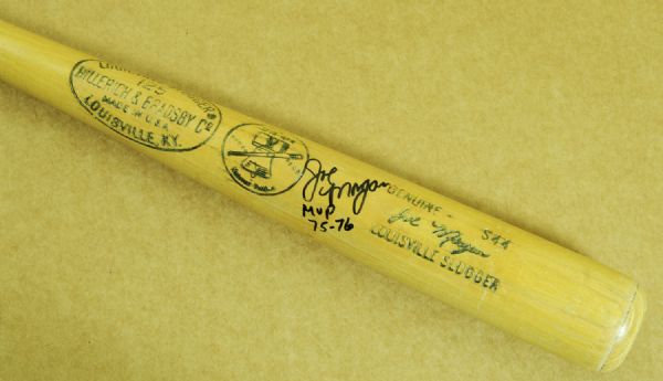 Joe Morgan Signed Professional Model Bicentennial Louisville Slugger Bat