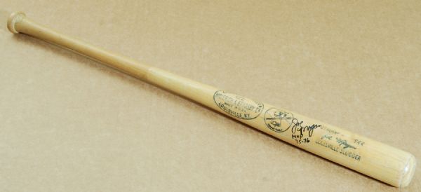 Joe Morgan Signed Professional Model Bicentennial Louisville Slugger Bat