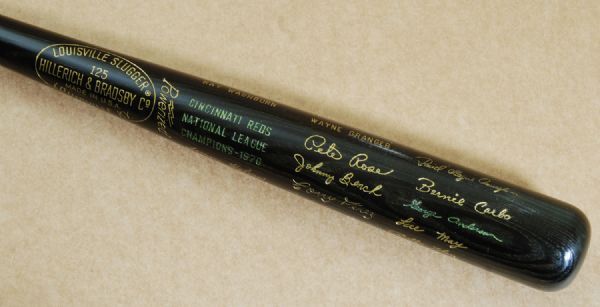 1970 Cincinnati Reds National League Champions Black Bat