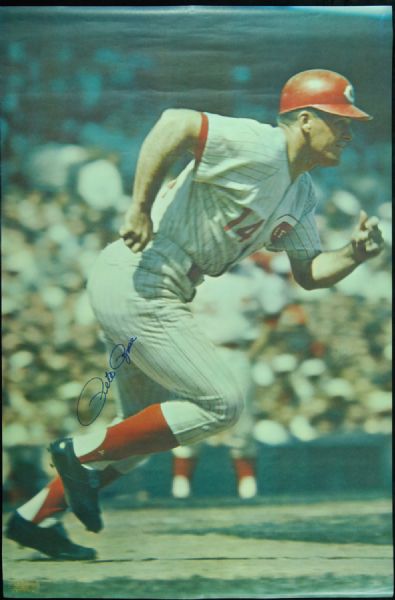 Pete Rose Signed 1968 Sports Illustrated Poster (PSA/DNA)