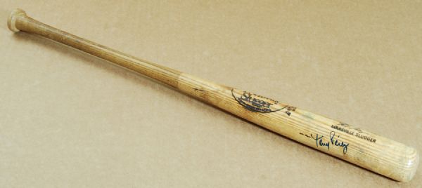 Tony Perez 1983 Game-Used Signed Louisville Slugger Bat (PSA/DNA)