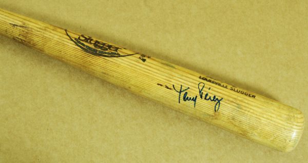 Tony Perez 1983 Game-Used Signed Louisville Slugger Bat (PSA/DNA)