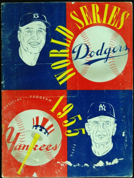 1955 World Series Program (Yankees vs. Dodgers)