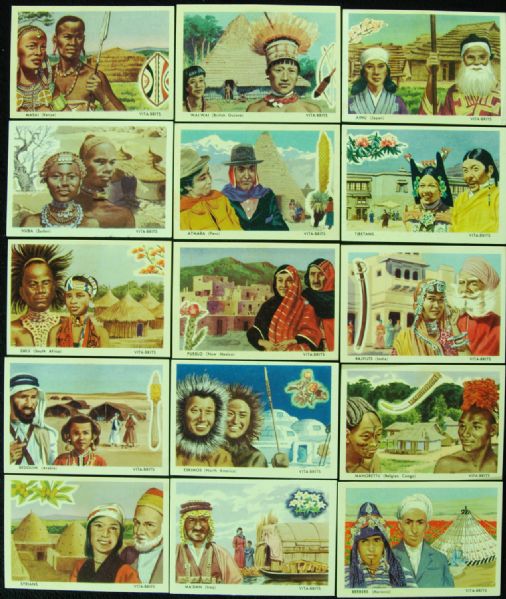 Vita-Brits Strange Peoples of the World lot of 15