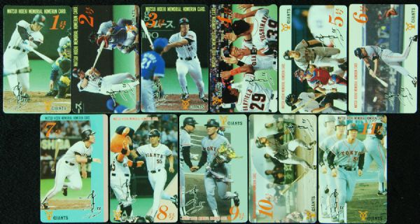 Scarce Hideki Matsui Memorial Home Run Cards (1-10)