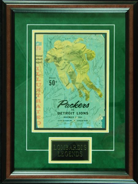 1964 Green Bay Packers Team-Signed Program (35 Signatures)