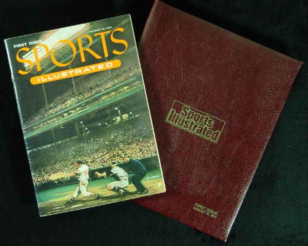 Sports Illustrated First Issue in Leather Presentation Folder