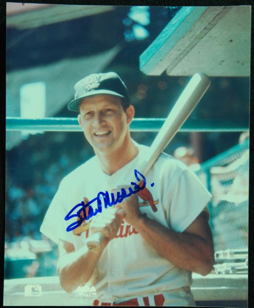 Stan Musial Single-Signed ONL Baseball & Photo (2)