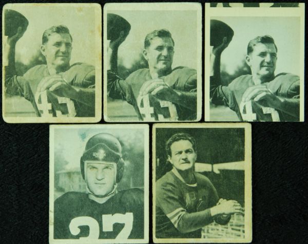 1948 Bowman Football Complete Set (108) with 2 Extra Sammy Baugh