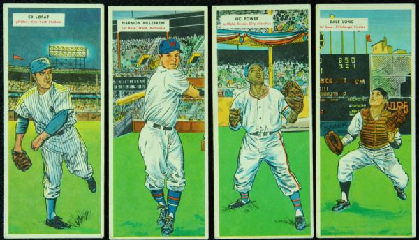 1955 Topps Doubleheaders Lot (11)