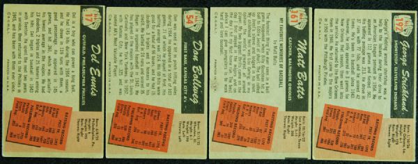 1955 Bowman Baseball Minor Stars Lot (30)