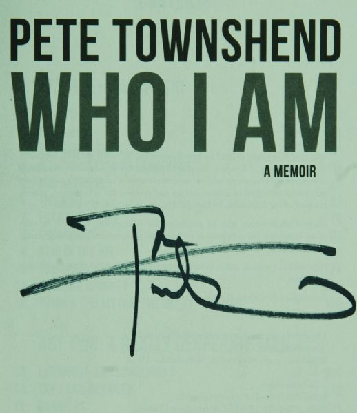 Pete Townsend, Rod Stewart & Gregg Allman Signed Books (3)