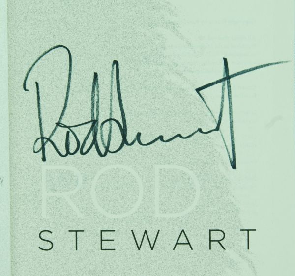 Pete Townsend, Rod Stewart & Gregg Allman Signed Books (3)