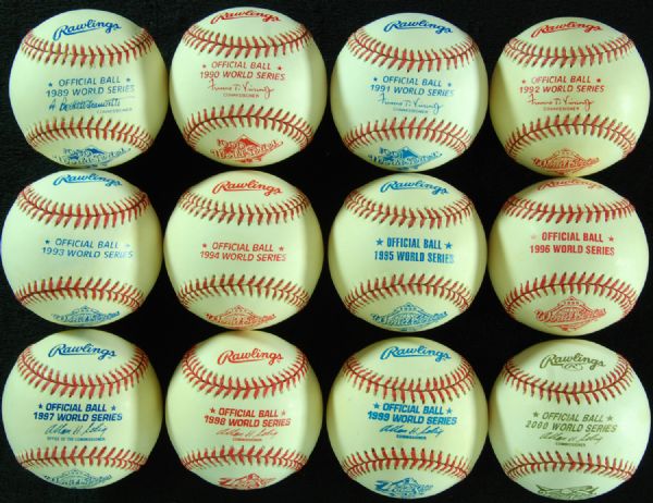 1978-2012 World Series Unsigned Baseballs (35)