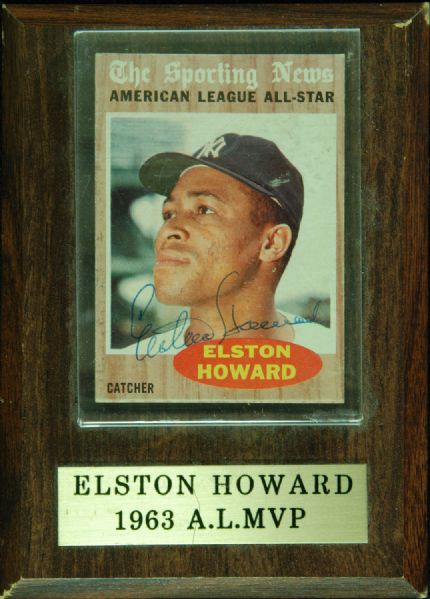 Elston Howard Signed 1962 Topps All-Star