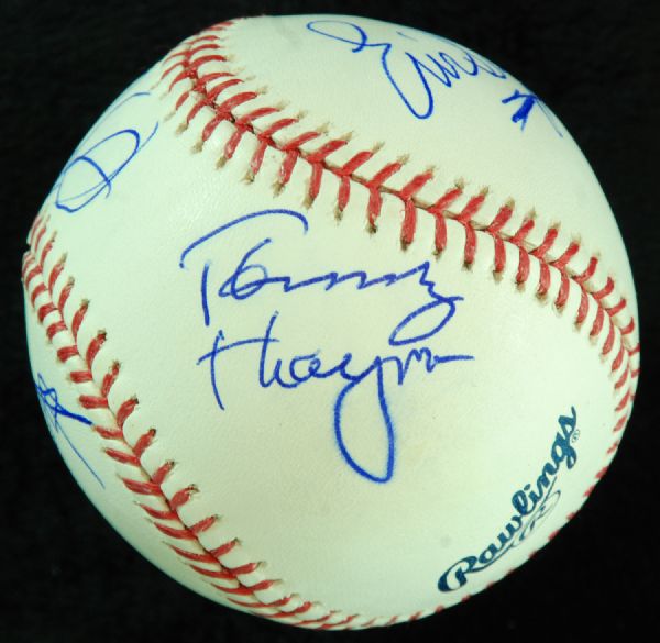 KISS Group-Signed OML Baseball (4 Signatures) (PSA/DNA)