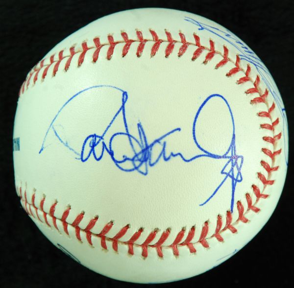 KISS Group-Signed OML Baseball (4 Signatures) (PSA/DNA)