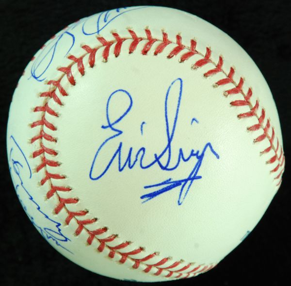 KISS Group-Signed OML Baseball (4 Signatures) (PSA/DNA)