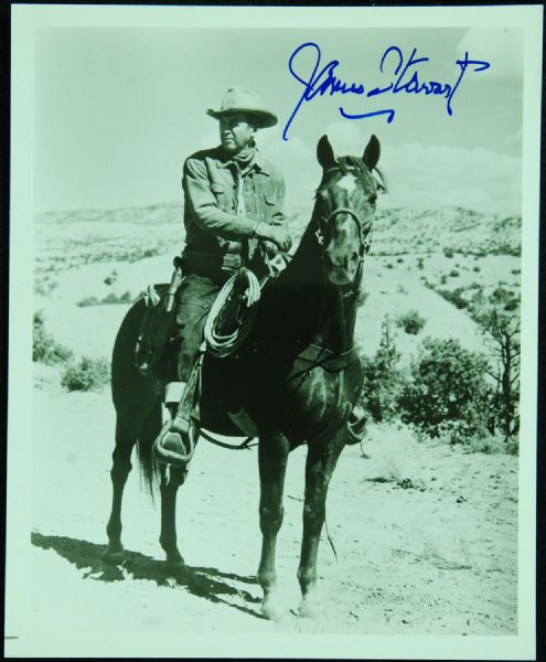 James Stewart Signed 8x10 Photo