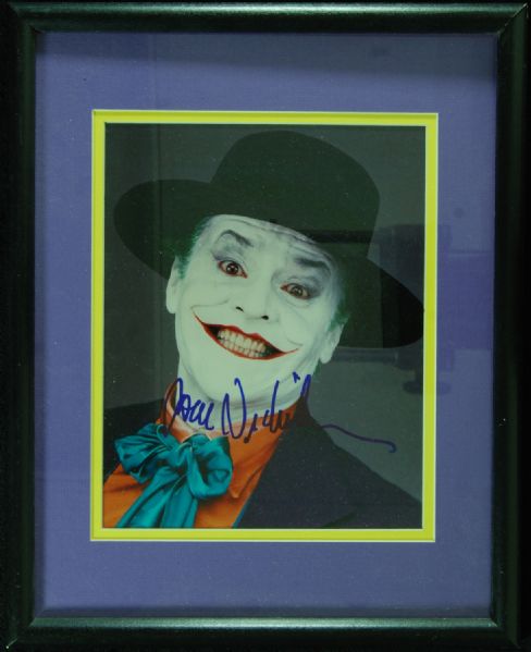 Jack Nicholson Signed Joker 8x10 Photo 