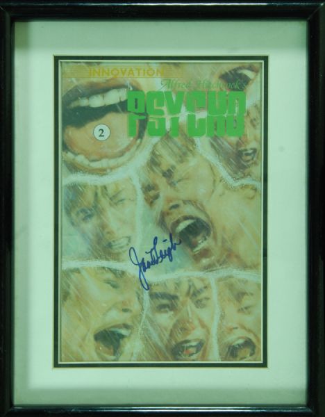 Janet Leigh Signed Psycho Comic Book