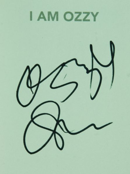 Ozzy Osbourne Signed I Am Ozzy Book (PSA/DNA)