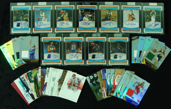 Huge Multi-Sport Autograph & Jersey Card Collection