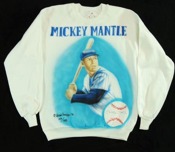 Mickey Mantle Signed Limited Edition Sweatshirt (JSA)