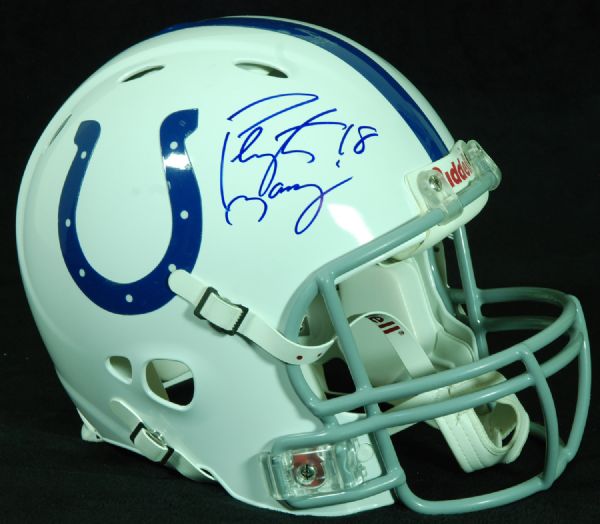 Peyton Manning Signed Colts Full-Size Helmet 