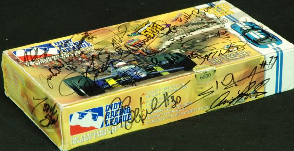 Multi-Signed 1996 Indy Drivers Trading Cards Boxed Set (20 Signatures)