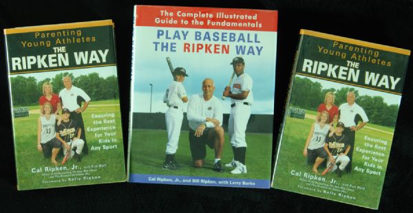 Cal Ripken Jr. Signed Books (3)