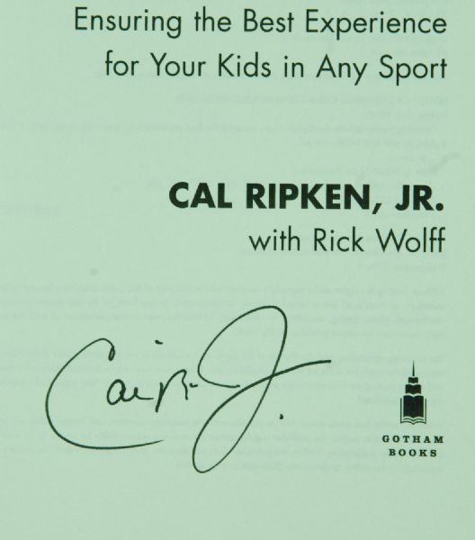 Cal Ripken Jr. Signed Books (3)