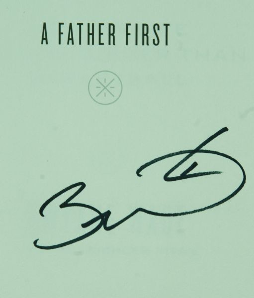 Dwyane Wade Signed A Father First Book