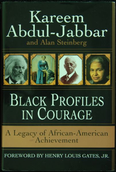 Kareem Abdul-Jabbar Signed Black Profiles in Courage Book