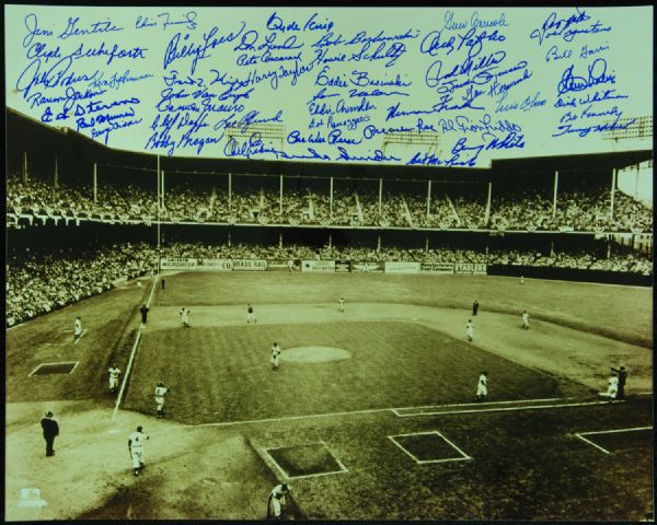 Brooklyn Dodgers Greats Signed 16x20 Photo (42 Signatures)