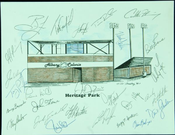 1993 Albany-Colonie Yankees Team Signed Photo - Early Andy Pettitte