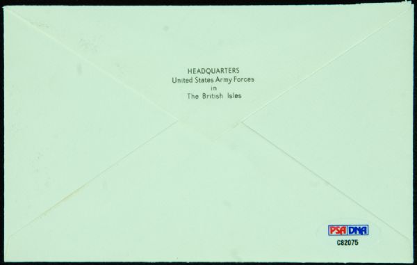 Dwight Eisenhower Signed Envelope (1942) (PSA/DNA)