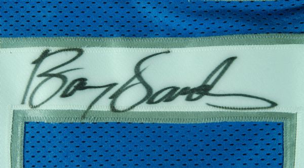 Barry Sanders Signed Lions Stat Jersey