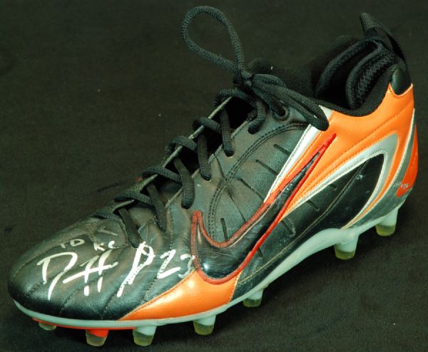 Devin Hester Signed Game-Used Miami Hurricanes Shoe