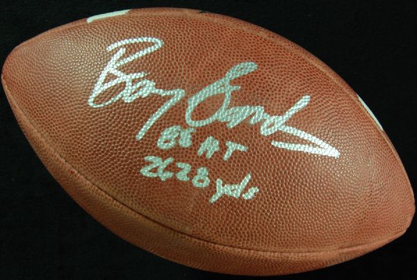 Barry Sanders Signed Wilson NCAA Football (PSA/DNA)